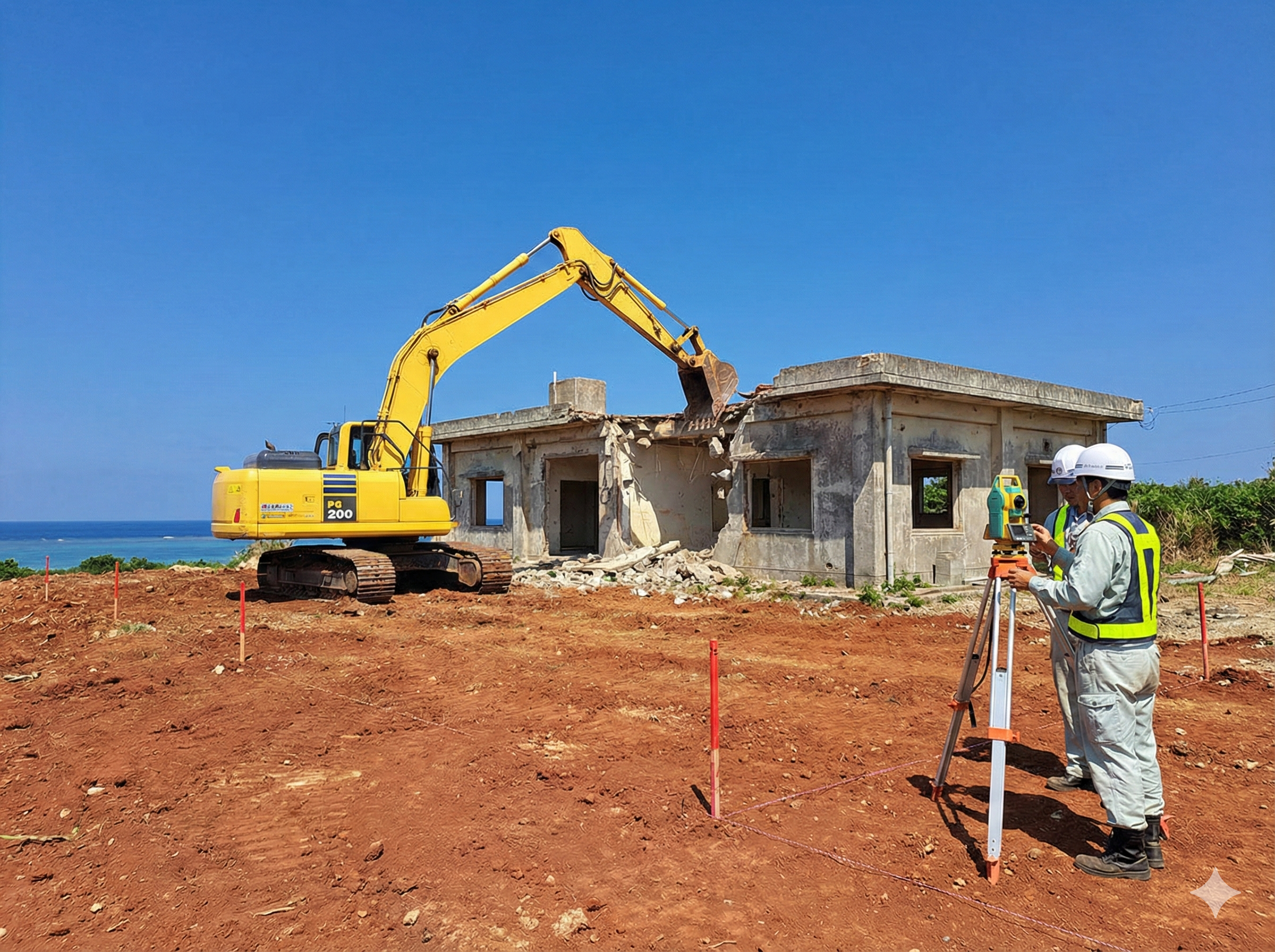 自社による解体・測量